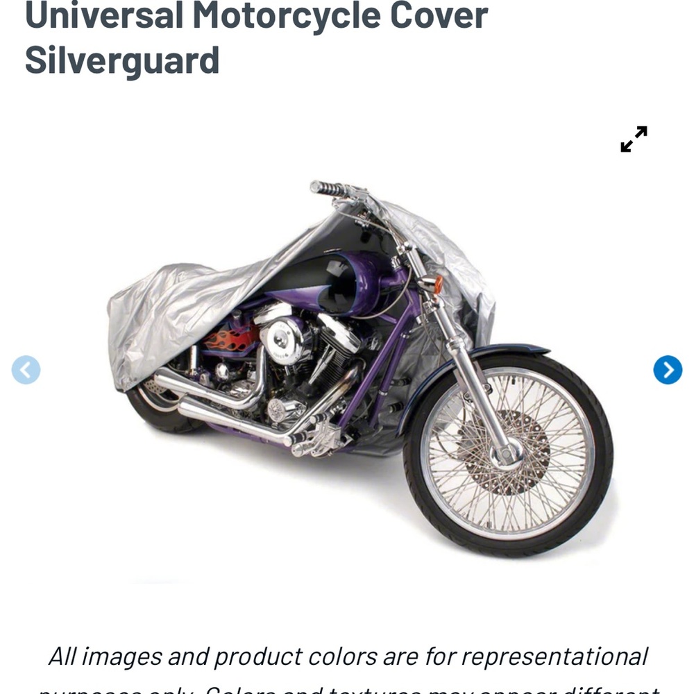 Universal Motorcycle Cover Silverguard Sz Superbike